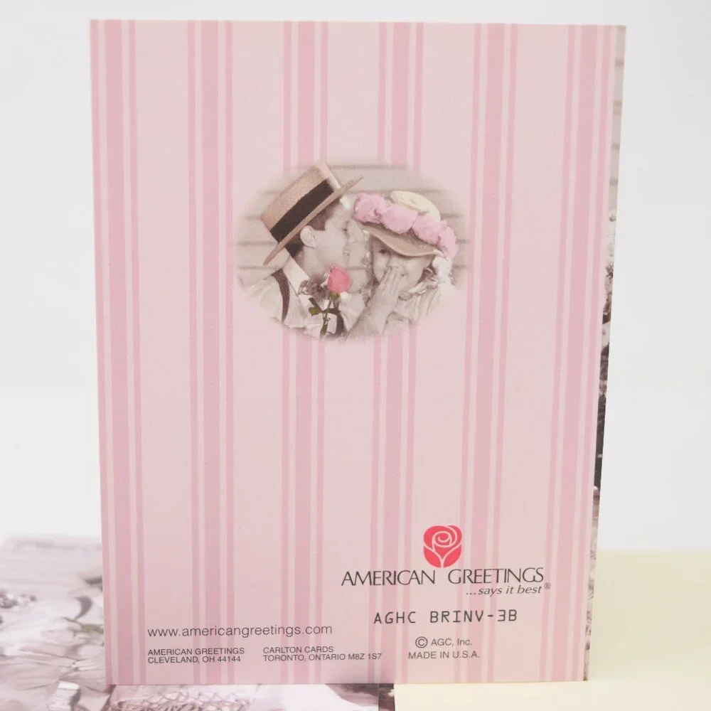2005 American Greetings Bridal Shower Invitation Kim Anderson 17 Count Sweet Lov